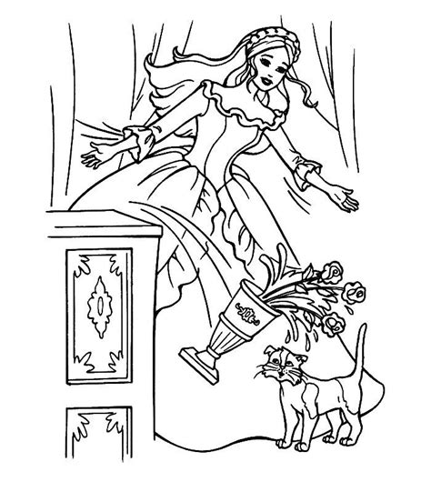 colorear princesas  barbie coloring disney princess coloring