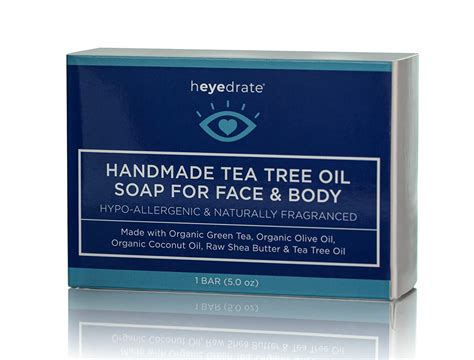 Amazon Heyedrate Tea Tree Oil Face Soap And Eyelid Scrub