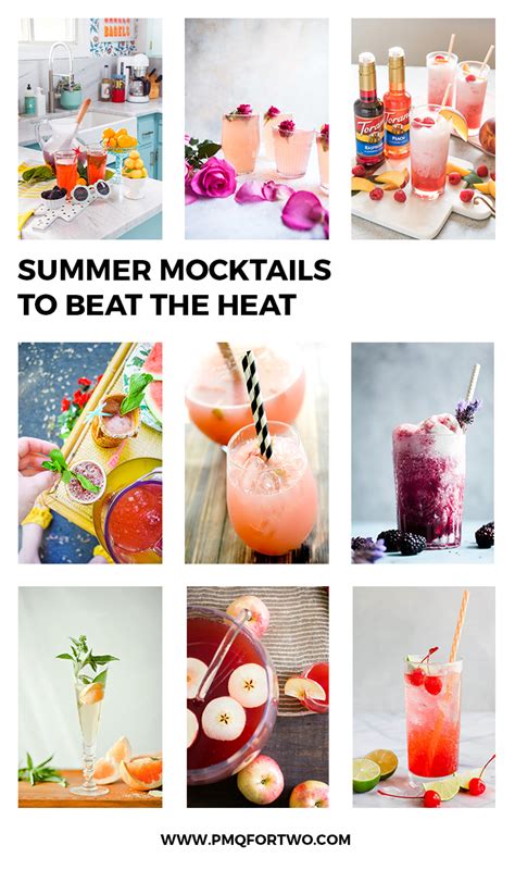 Summer Mocktail Recipes To Beat The Heat • PMQ for two