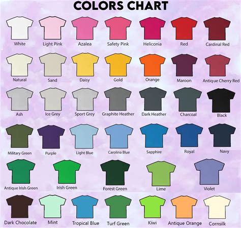 Gang Colors Chart