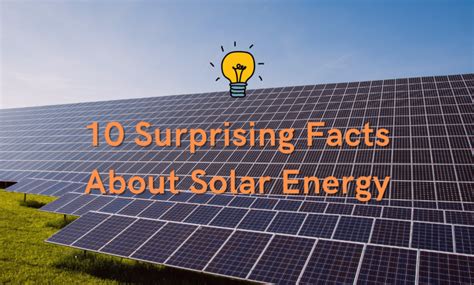 10 Surprising Facts About Solar Energy Dew Articles