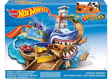 Купити Трек Хот Вілс Зміни Колір полювання на Акулу Hot Wheels Color Shifters Sharkport Showdown