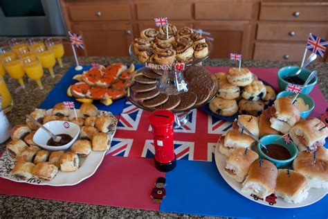 British Themed Party Food