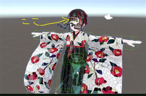 Vrchat Physbone 暴れる前髪をlimitsで可動範囲を狭めておさえる｜doritosdontacos