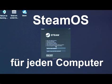 SteamOS Installieren Auf Jedem Gaming Notebook PC Und Computer Mit USB