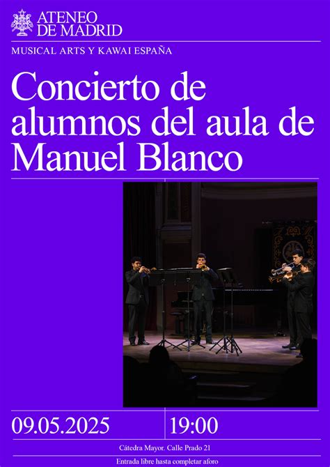 Musical Arts. Concierto de alumnos del aula de Manuel Blanco - Ateneo