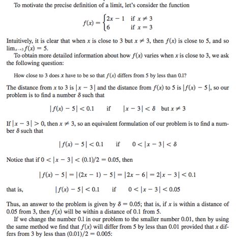 precise definition  limits physics forums