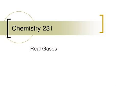 Ppt Chemistry 231 Powerpoint Presentation Free Download Id1431197