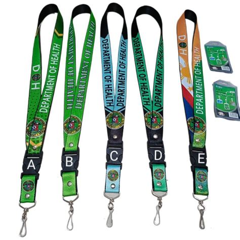 Doh Id Lace Lanyard Department Health Shopee Philippines