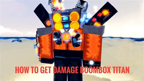 Superbox Siege Defense Damage Boombox Titan Easy To Get YouTube