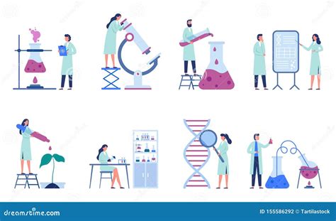 Working Scientists Professional Lab Research Chemistry Laboratory Workers And Science