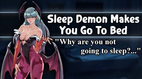 [asmr] Sleep Demon Makes You Go To Bed [f4a] [bossy] [dorky] [wholesome