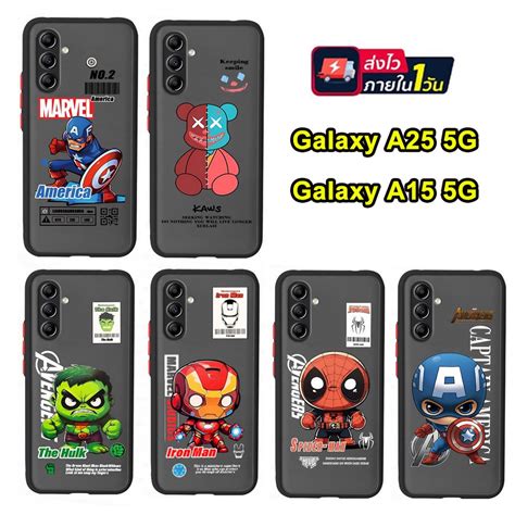 ราคาส่ง สำหรับ Samsung Galaxy A06 A16 A55 A35 5g A25 5g A15 5g เคส ลายการ์ตูน ด้าน ใช้ สำหรับ