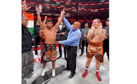 Meet Neeraj Goyat Indian Boxer Who Won Ahead Of Mike Tyson Jake Paul Match