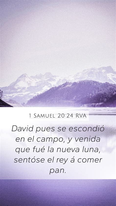 1 Samuel 20 24 RVA Mobile Phone Wallpaper David pues se escondió en