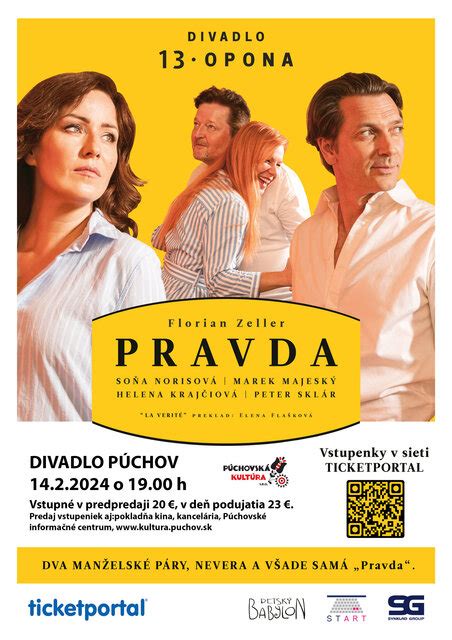 PRAVDA program a vstupenky online Divadlo Púchov