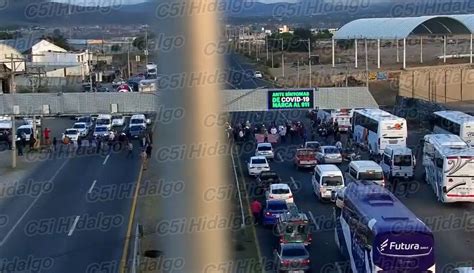 Cebaderos cierran la carretera Pachuca Ciudad Sahagún El Reportero