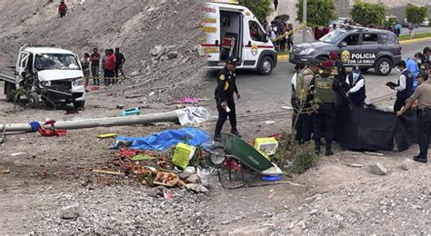 Tragedia En Moquegua Conductor Ebrio Mata A Varias Personas Tras Ir A