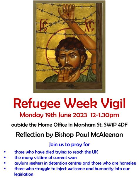 Columbans Mark Refugee Week Columban Missionaries