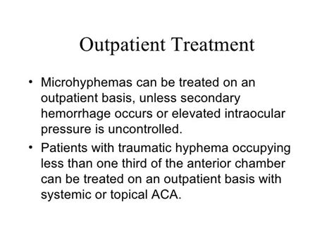 Traumatic Hyphema