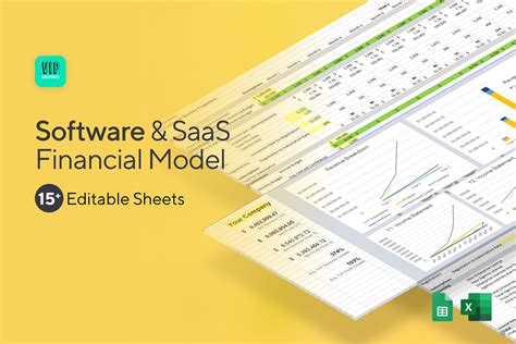 Software SaaS Financial Model Template For Excel