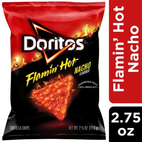 Doritos® Flamin' Hot® Nacho Tortilla Chips, 2.75 oz - Fred Meyer