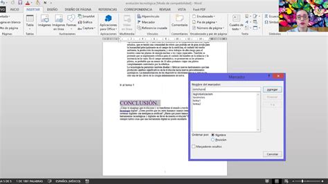 Referencias Cruzadas Y Marcadores En Word YouTube