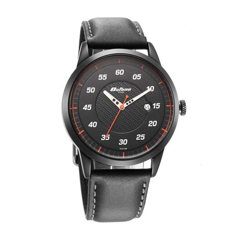 Titan Quartz Multifunction Black Dial Leather Strap Watch for Men ...