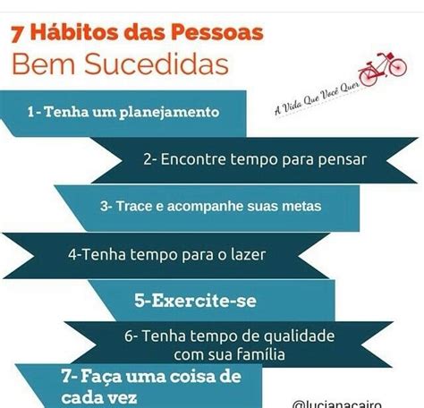 7 Habitos Das Pessoas Bem Sucedidas Hábitos Das Pessoas Bem Sucedidas