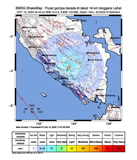 Bmkg On Twitter Gempa Mag Okt Wib Lok Ls