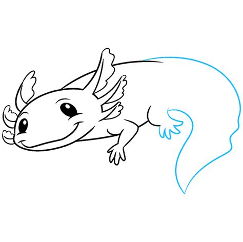 How to Draw an Axolotl - Really Easy Drawing Tutorial