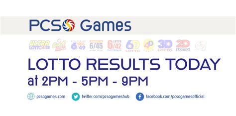 Lotto Result Pcso Lotto Results Today