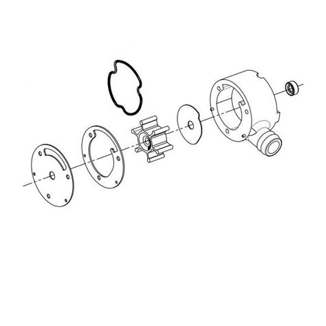 Shurflo Macerator Impeller Housing Kit For 3200 Series Macerator Pumps