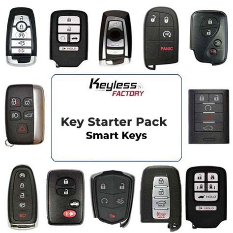 Basic Starter Pack Automotive Smart Keys 42 Pieces Aftermarket