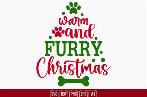 Warm And Furry Christmas Svg Cut File By Creativemim TheHungryJPEG