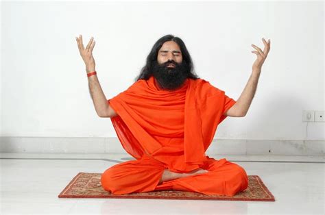 Yoga Guru Baba Ramdev Types Of Meditation Baba Ramdev Proper Posture