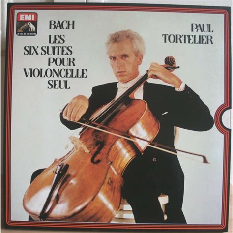 Les Six Suites Pour Violoncelle Seul By Paul Tortelier Bach Lp Box Set