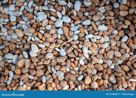 River Gravel For Garden And Pathways Decoration Royalty Free Stock