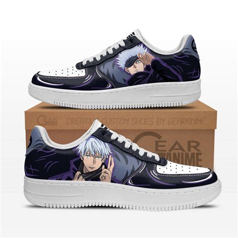 Air Force Sneaker Shoes Satoru Gojo Air Sneakers Custom Anime Jujutsu