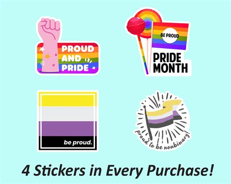 Lgbtq Pride Sticker Set Love Wins T Stickers Journal Etsy