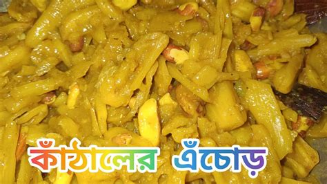 Kathaler Echor Ranna Jackfruit Curry