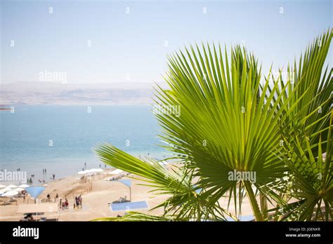 Dead Sea Kalia Beach Israel Stock Photo Alamy