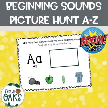 Boom Cards Beginning Sounds A Z By Mrs Oaks TpT