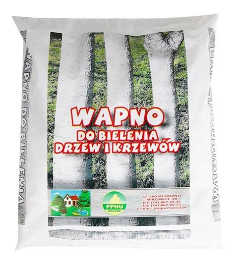 Wapno do bielenia drzew i krzewów 1KG 11217154413 oficjalne