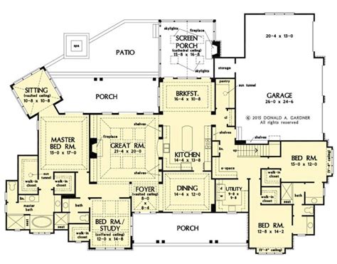 House Plan Southern Plan Square Feet Bedrooms