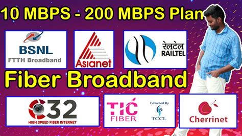 10mbps To 200mbps Ftth Internet Plans Comparison Bsnl Tic Fiber