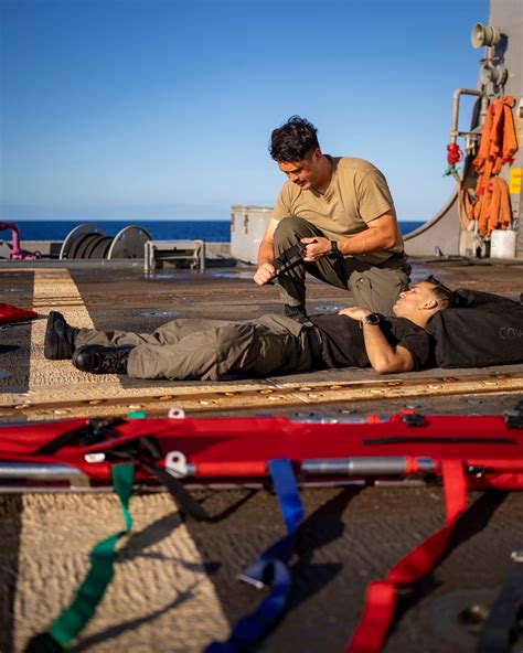 Dvids Images Hsm Aircrewmen Condcut A Patient Assessment Drill