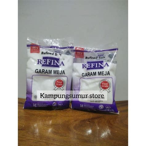 Jual Garam Refina Garam Meja Gr Shopee Indonesia