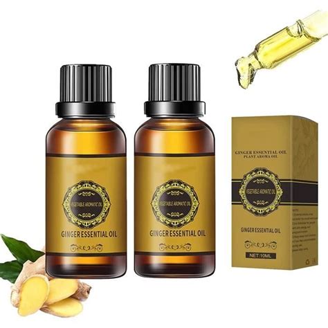 Slimming Tummy Ginger Oil Lymphatic Drainage Ginger Oil Belly