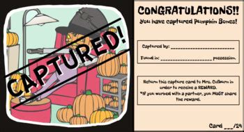 Pumpkin Bones Scavenger Hunt by Music Buzz | TPT